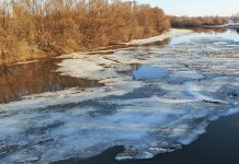 На реке Мокше в Кадомском округе начался ледоход