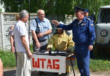 В Кадоме прошли пожарные учения