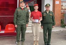 Кадомчанка Даша Ларькина награждена знаком «Юнармейская доблесть» III степени
