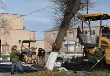 В Кадоме завершают благоустройство площади Ленина